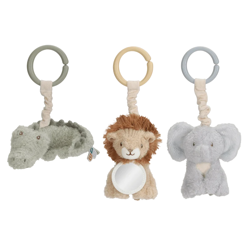 Juguetes colgantes Safari Friends · Little Dutch