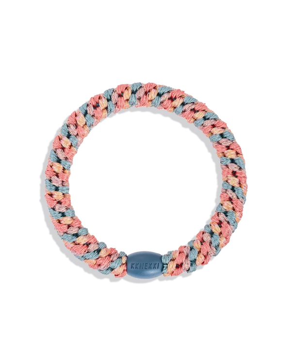 Goma de pelo Kknekki Mix teal pomerant glitter