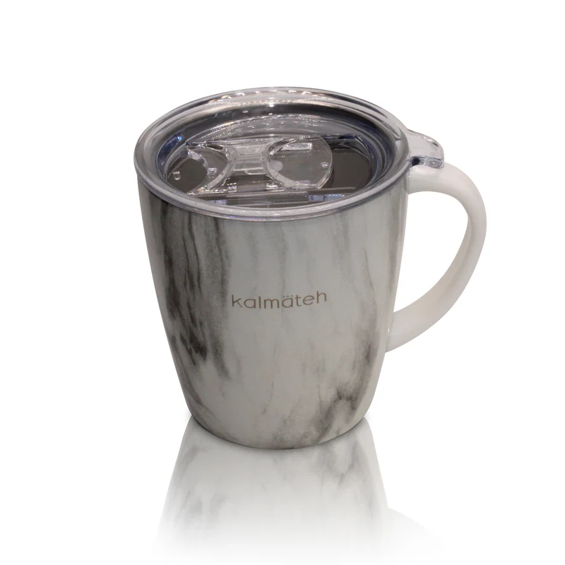 Taza de café y té de mármol, 12 oz