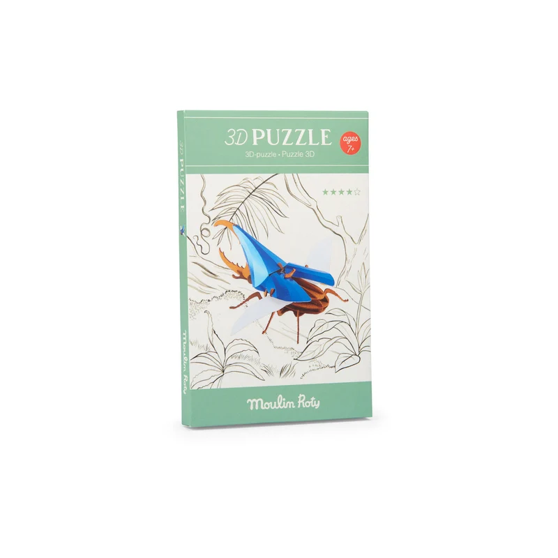 Puzzle 3D Escarabajo Hércules Tout autour du monde · Moulin Roty