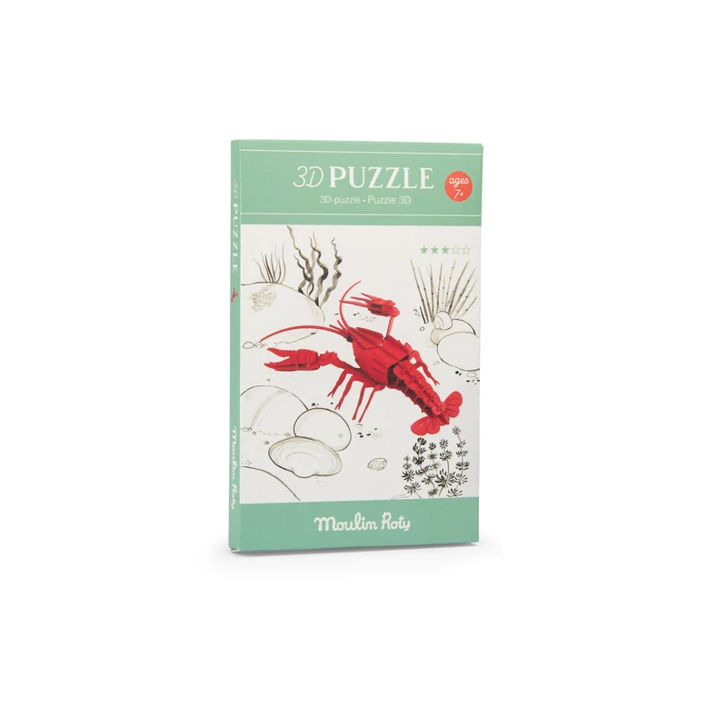 Puzzle 3D Cangrejo de Río autour du monde · Moulin Roty
