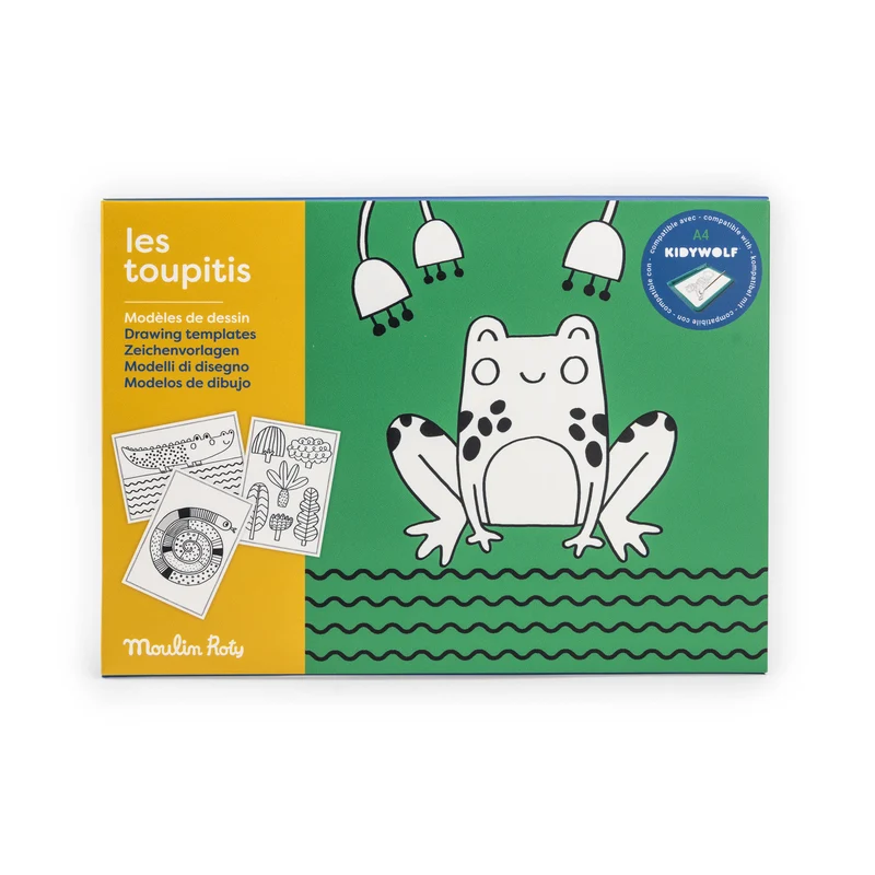 24 plantillas de dibujo Kidywolf Toupitis · Moulin Roty