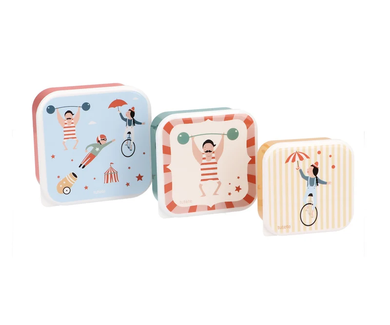 Pack 3 Cajas Almuerzo Circus Show