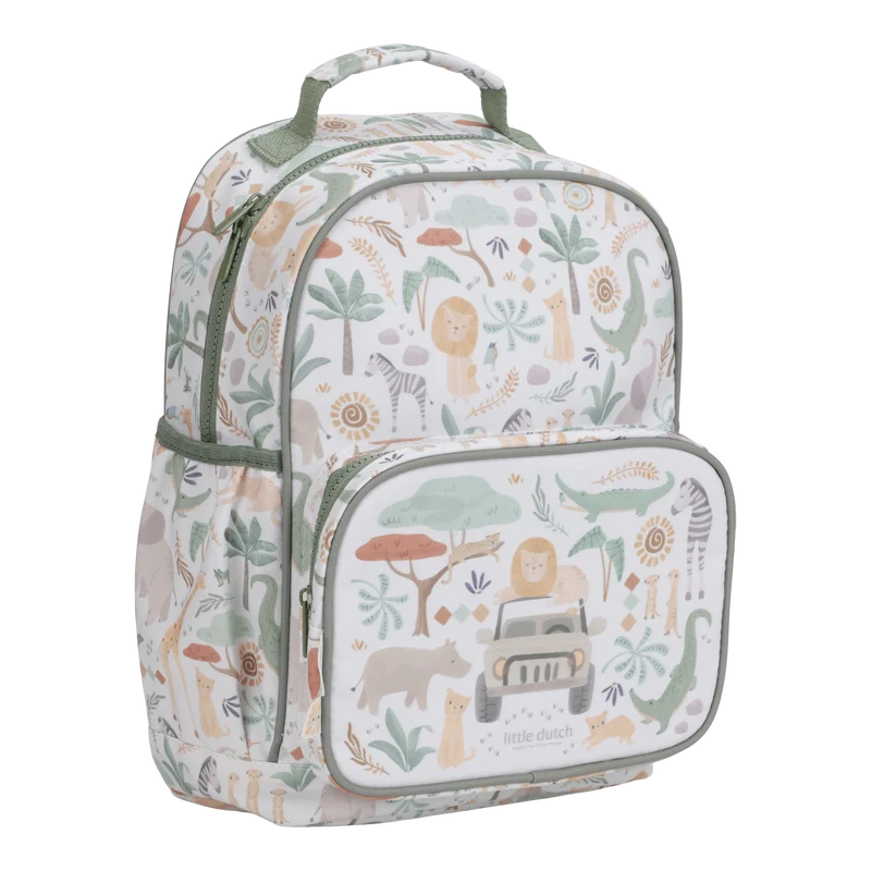 Mochila Grande Safari Friends · Little Dutch