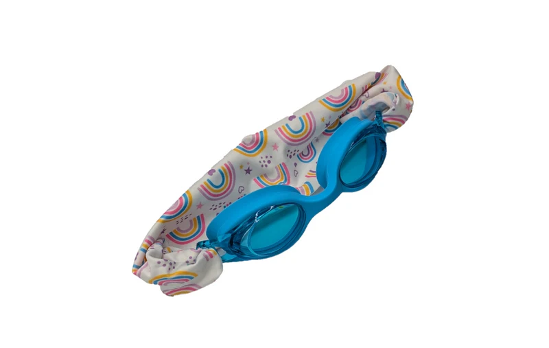 Gafas infantiles azul claro con turbante Arcoiris · Fun Water