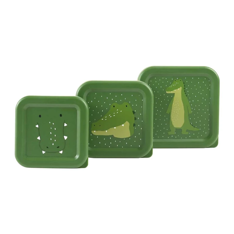 Pack 3 cajas almuerzo · Mr. Alligator · Trixie