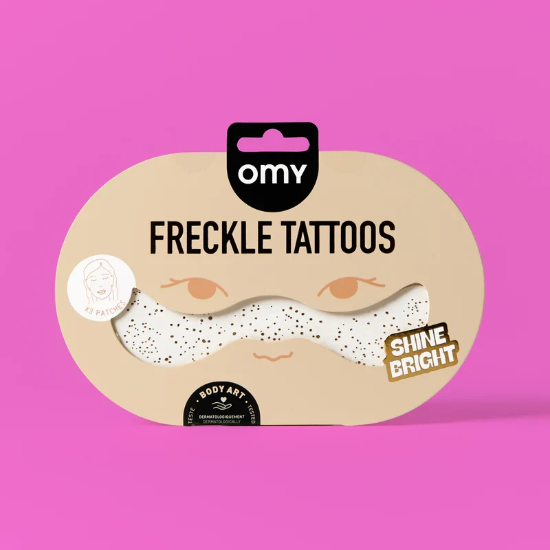 Pecas Tattoos Shine Bright · Omy