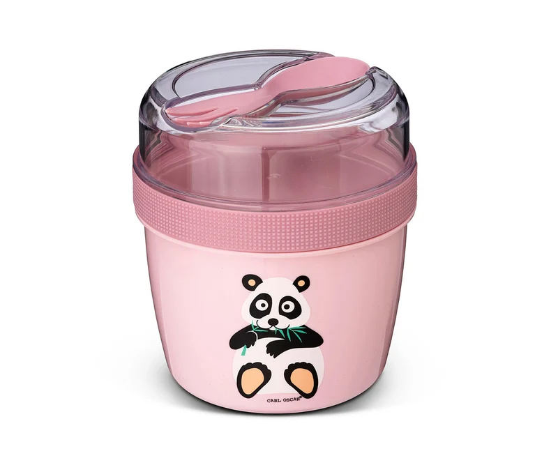 Fiambrera Snack N'ice Cup Panda Pink · Carl Oscar