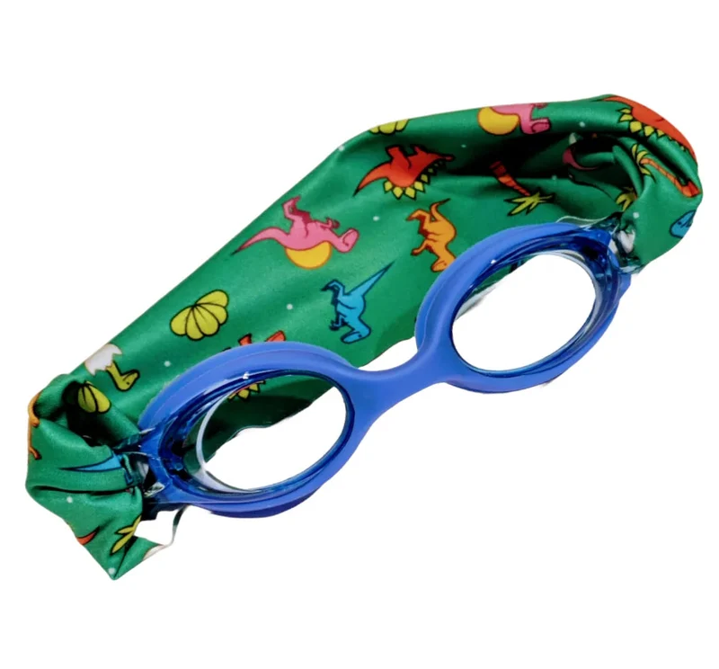 Gafas infantiles azul oscuro con turbante Dinos · Fun Water