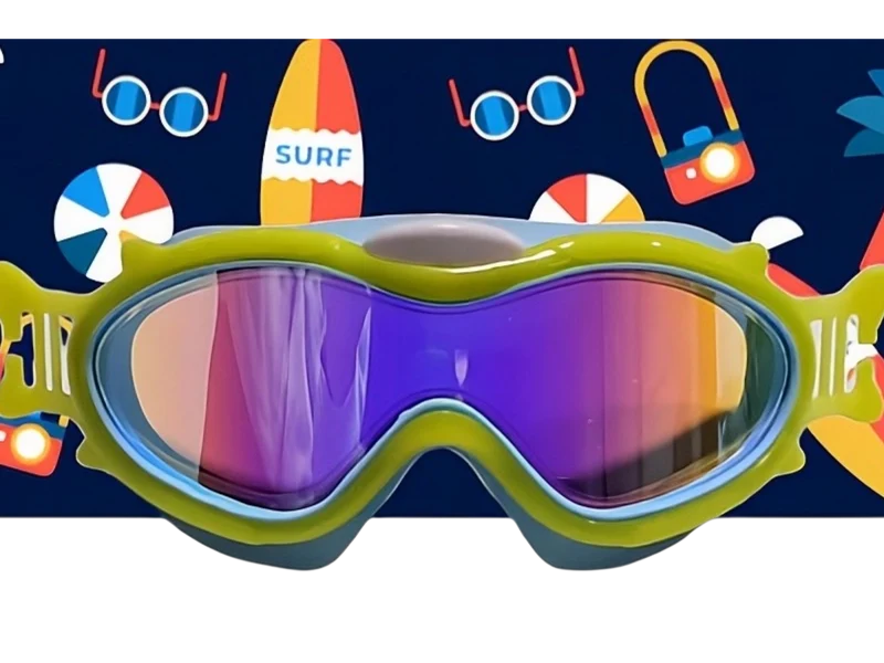 Máscara infantil amarillas con turbante Surf · Fun Water