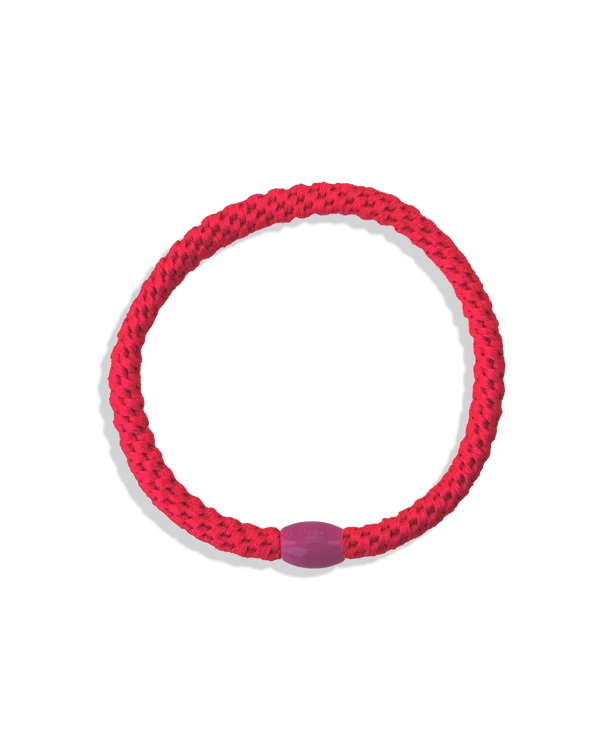 Goma de pelo Kknekki Slim Neon Pink