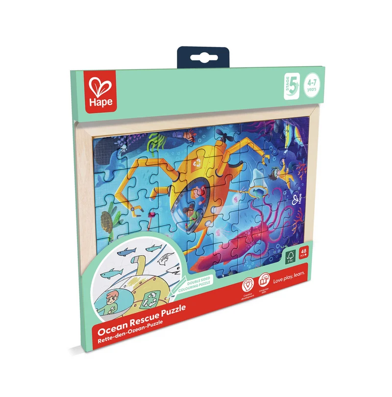 Puzzle rescate del océano · Hape