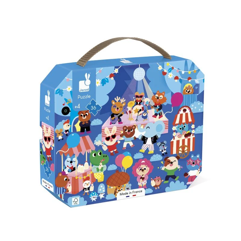 Puzzle Fiesta 36 piezas · Janod