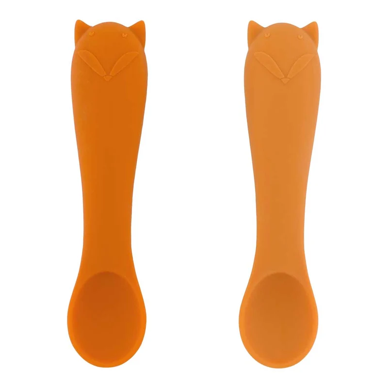 Primeras cucharas para bebé Mr. Fox Pack 2 · Trixie