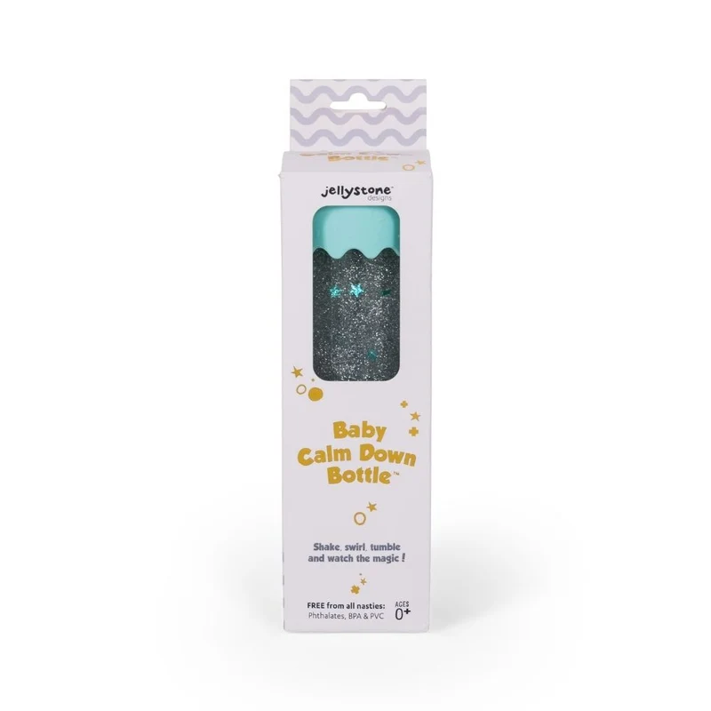 Botella Sensorial Calmante Verde Mint – Jellystone Designs