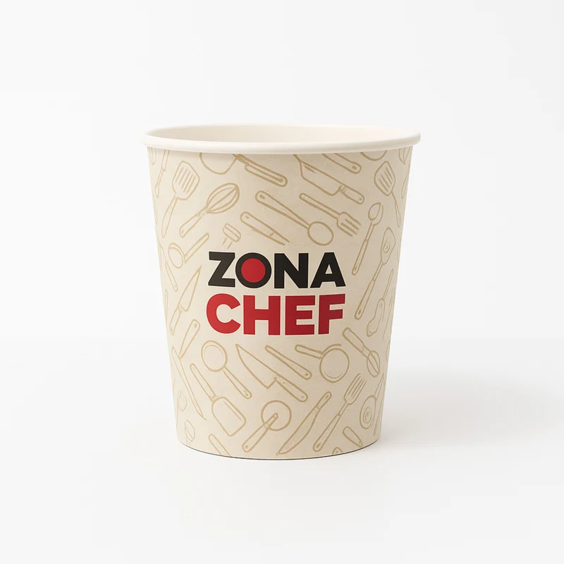 Vaso Biodegradable Impreso Generico 12 oz C/1000 pzas