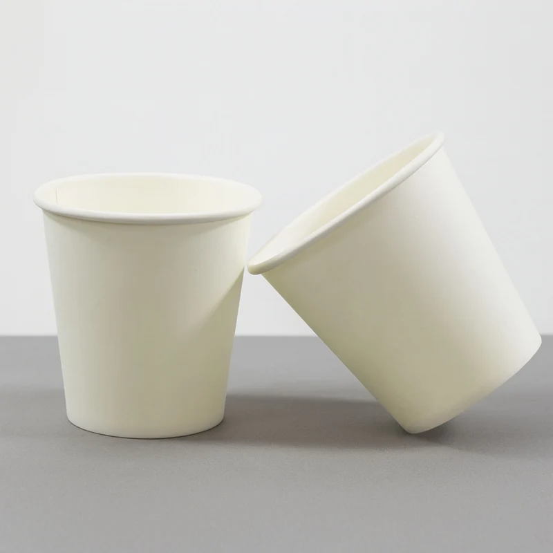 Vaso Biodegradable blanco para bebidas calientes 12 oz c/ 1,000 pzas