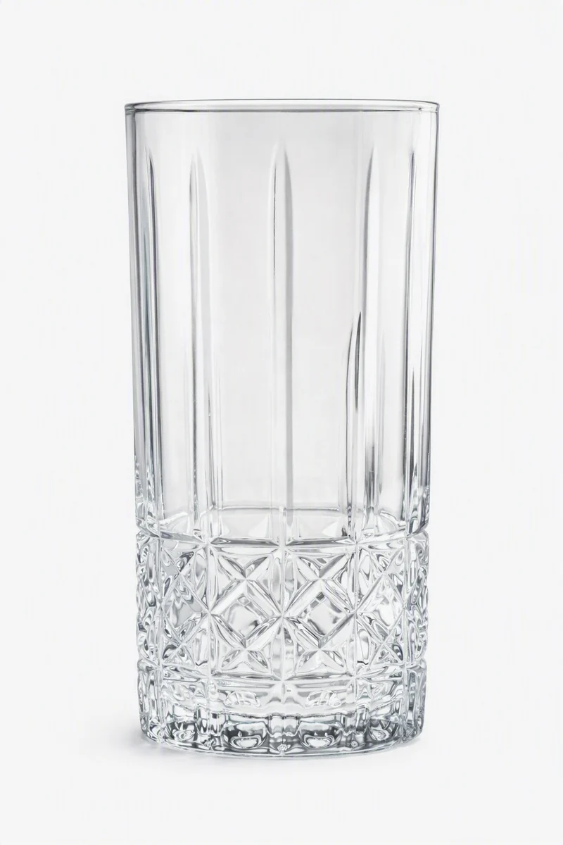 Vaso de vidrio transparente Highball 300 Ml