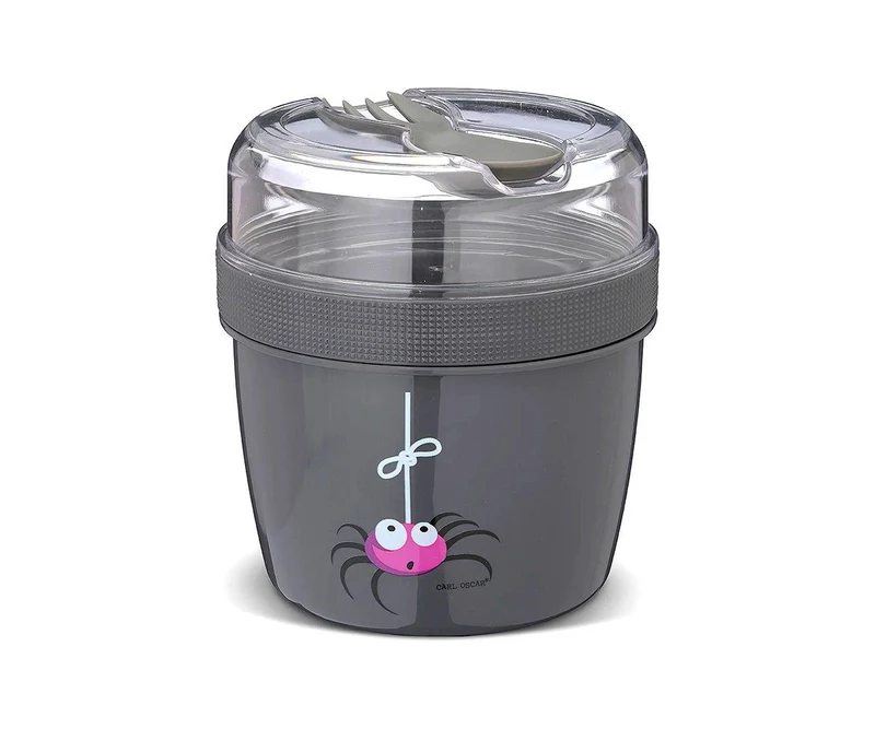 Fiambrera Snack N'ice Cup L Araña Grey · Carl Oscar