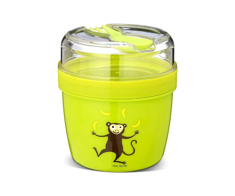Fiambrera Snack N'ice Cup L Mono Lima · Carl Oscar