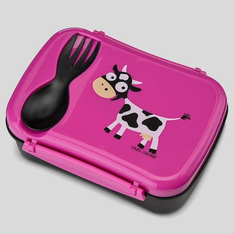 Caja de Almuerzo N'ice Box Kids Vaca Purple · Carl Oscar