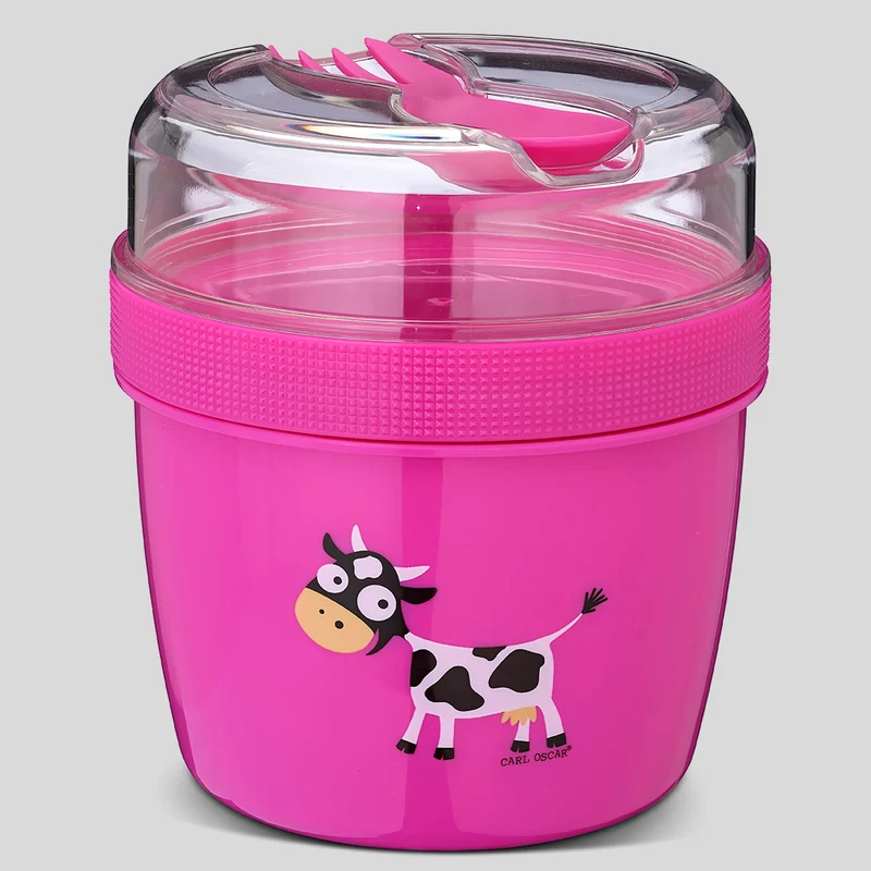 Fiambrera Snack N'ice Cup L Vaca Púrpura · Carl Oscar