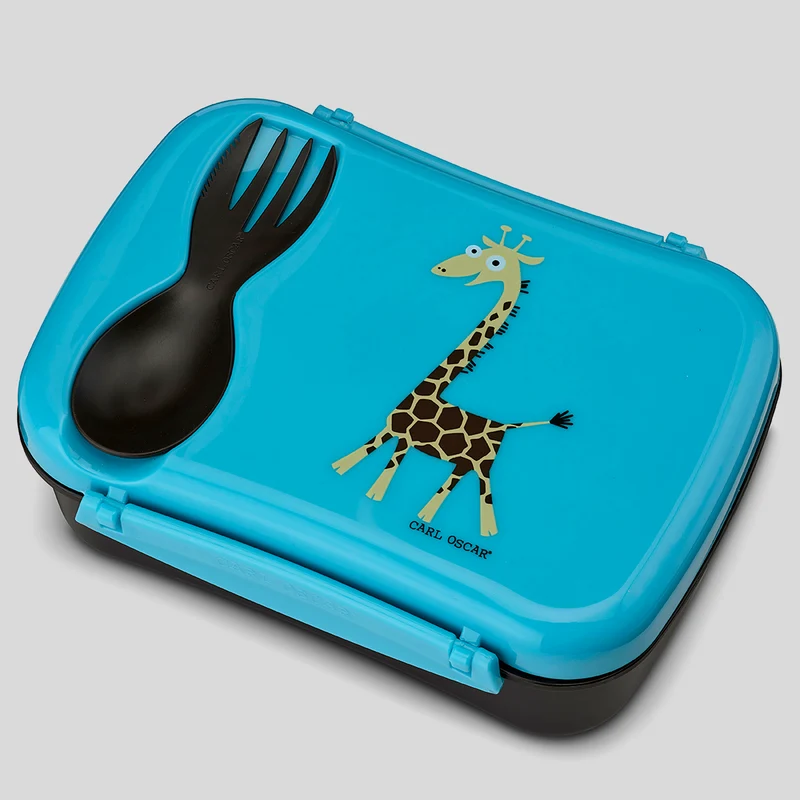Caja de Almuerzo N'ice Box Kids Jirafa Turquesa · Carl Oscar