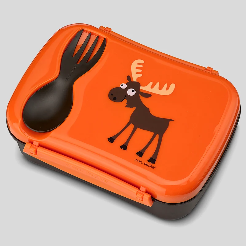 Caja de Almuerzo N'ice Box Kids Reno Naranja · Carl Oscar