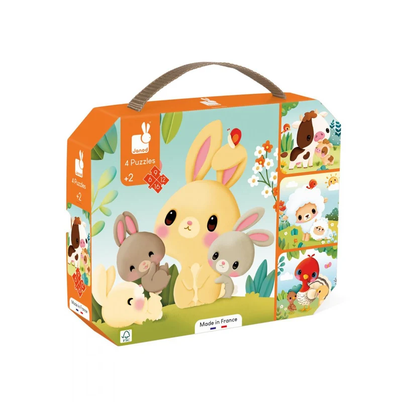 Set 4 Puzzles - La granja · Janod