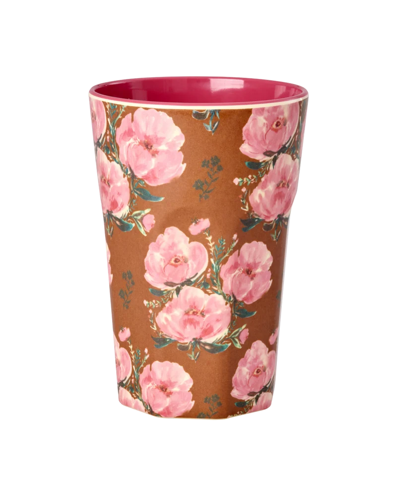 Høj kop - Floral Fiesta Rose