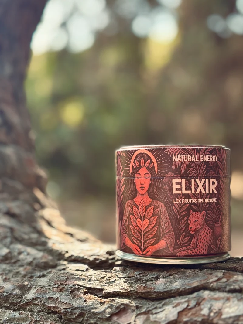 Elixir Ilex Frutos del Bosque – Yerba Mate Orgánica Soluble con Aroma Natural de Frutos Rojos (100 g)
