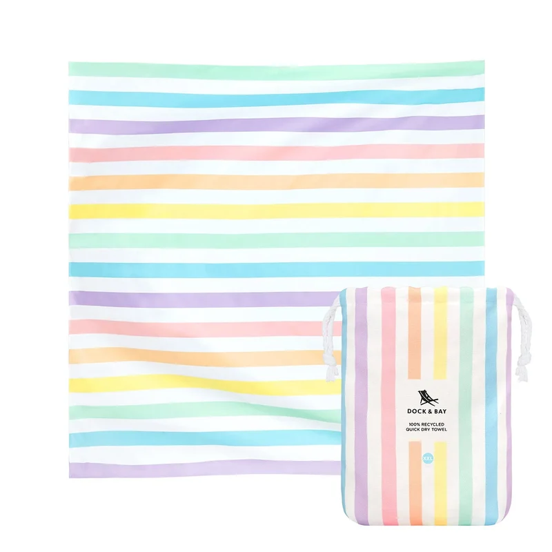 Toalla Summer Rainbow Pastel · XXL