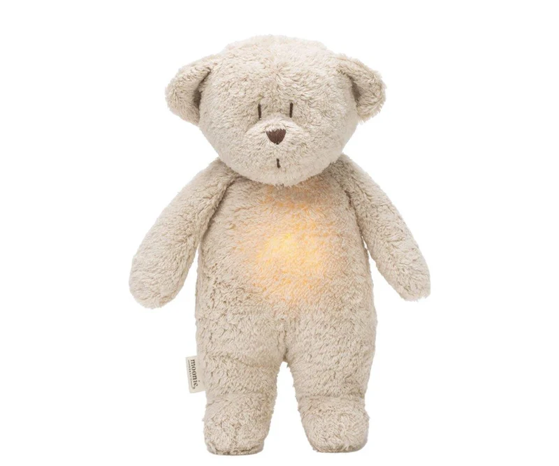 Peluche Luz-Sonido Oso Orgánico Moonie 2.0 Sand Natur
