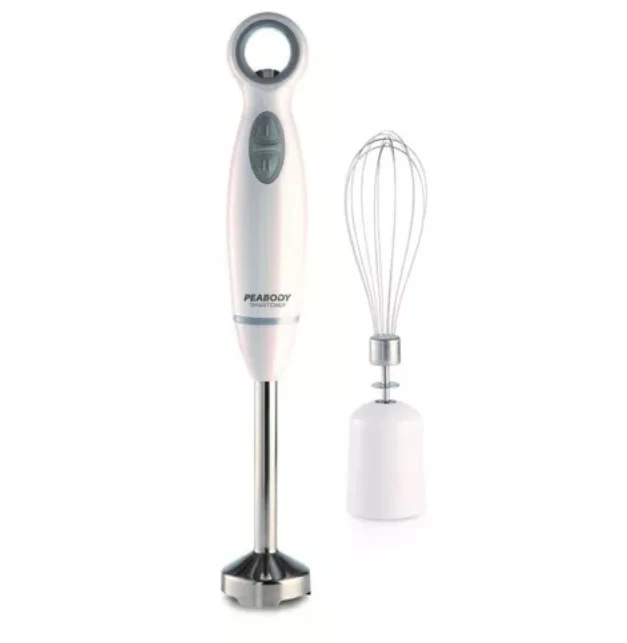 Licuadora de Mano Blanca PE-LM322B 600W Peabod