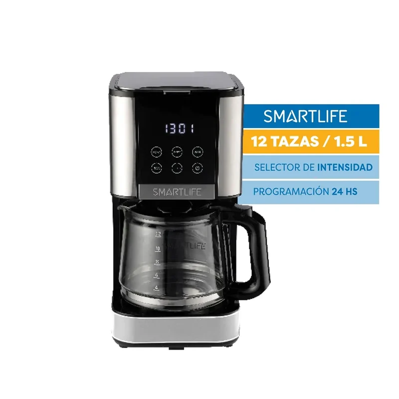 Cafetera Smartlife de Filtro Digital SL-CMD1520