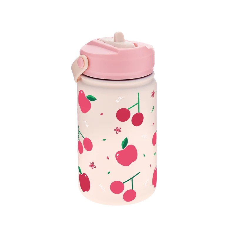 Botella Térmica de Acero Inoxidable con Adaptador Infantil – Tutti Frutti | Aurea Kids