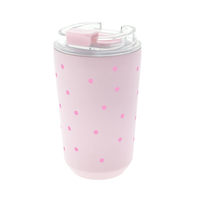 Vaso Térmico de Acero Inoxidable con Interior Cerámico - Pastel Dots | Aurea