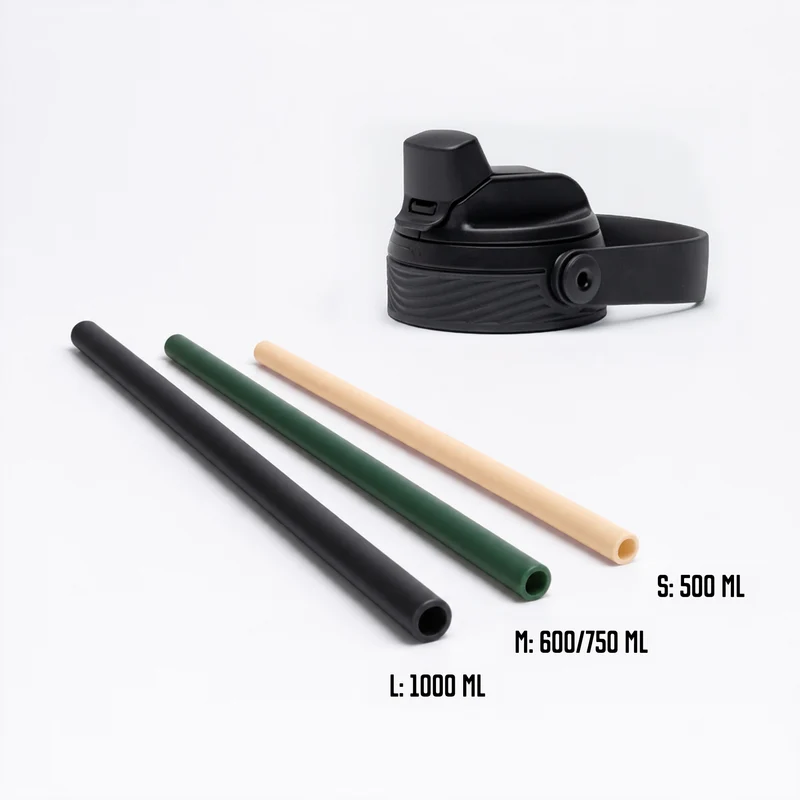 Dupla straw set with cap