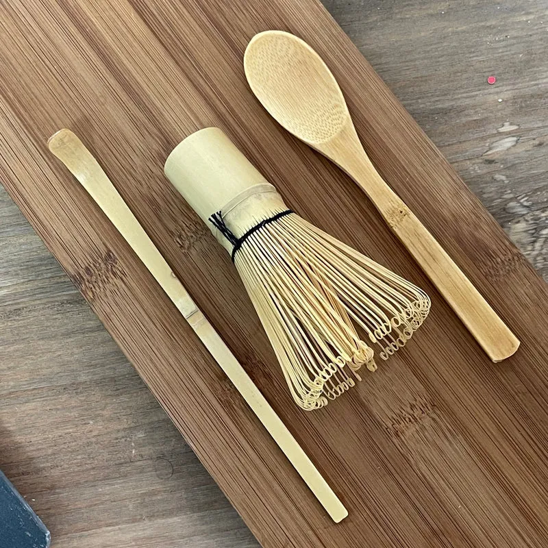 Set de Té Matcha Ibili 3 Piezas - Bambú Tradicional Japonés
