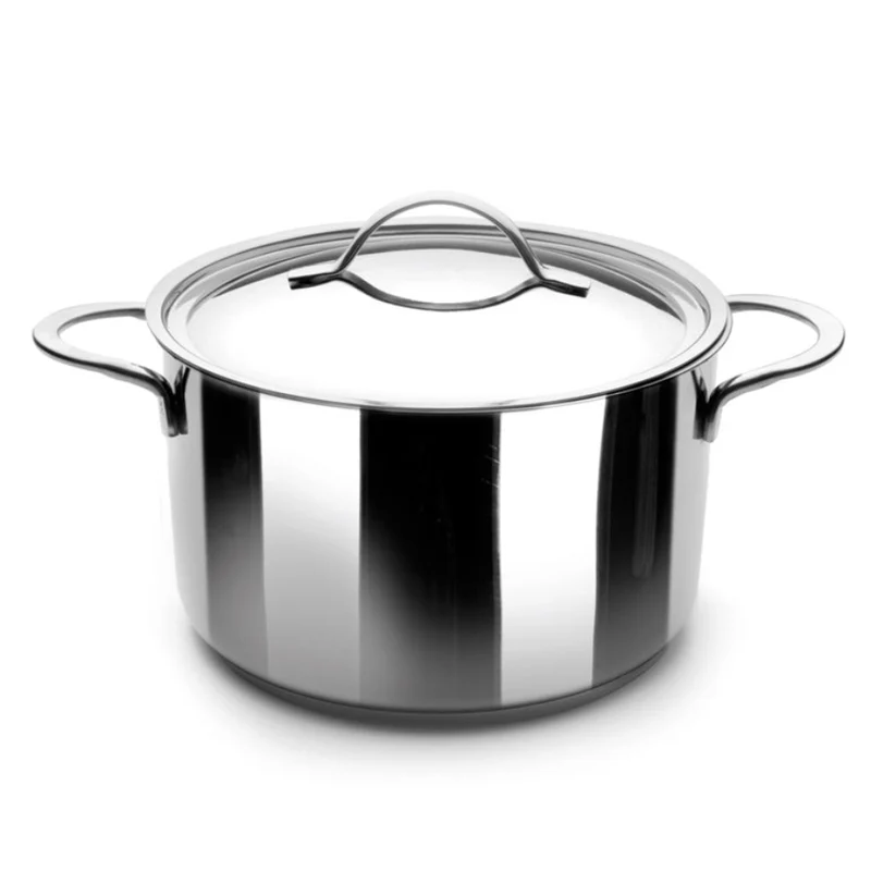 Olla Acero Inoxidable 18/10 Noah Ibili con Tapa - Apta Inducción 18-20cm