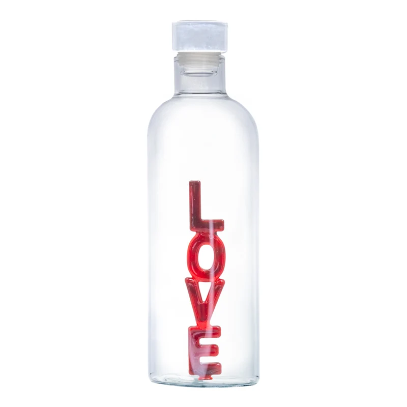 Botella de Cristal con Figura Interior y Tapón – 1,1 L Diseños Decorativos