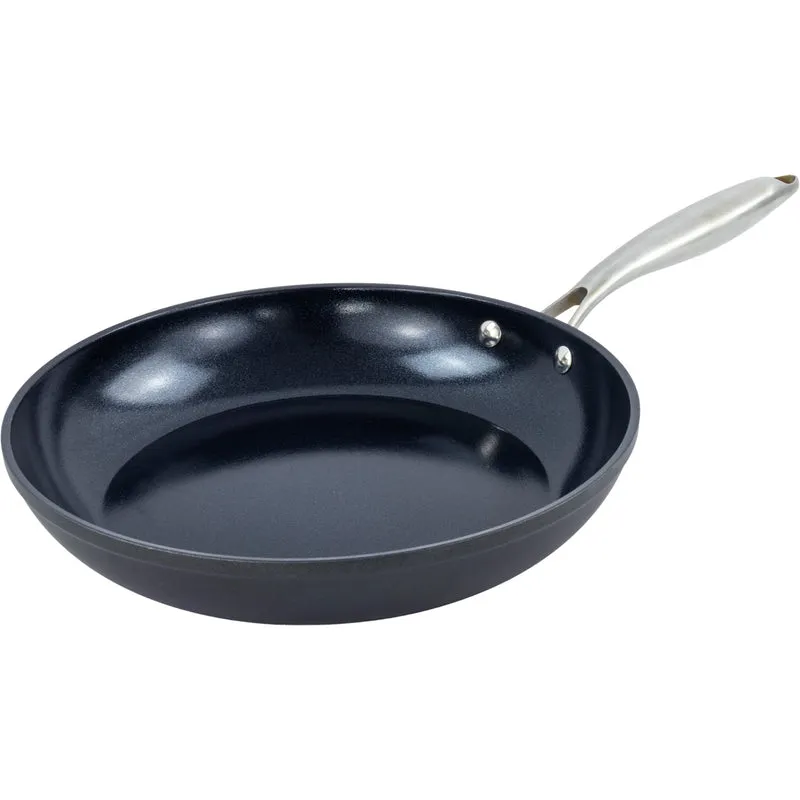 Sartén Cerámica Antiadherente con Mango de Acero Inoxidable – 20 a 30 cm