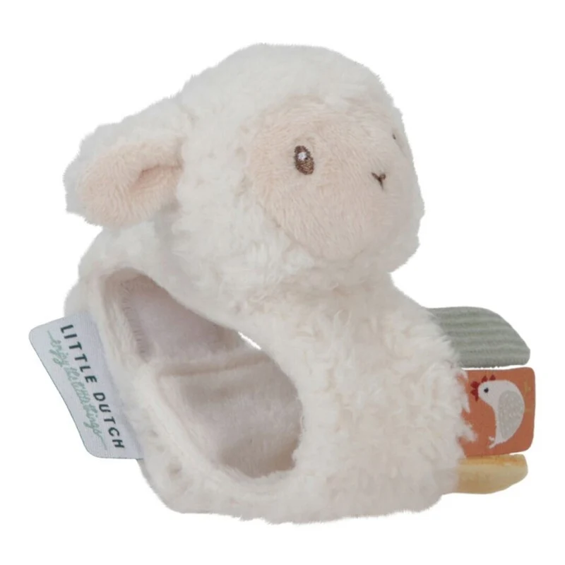 Sonajero de Muñeca Oveja Pequeña Granja · Little Dutch