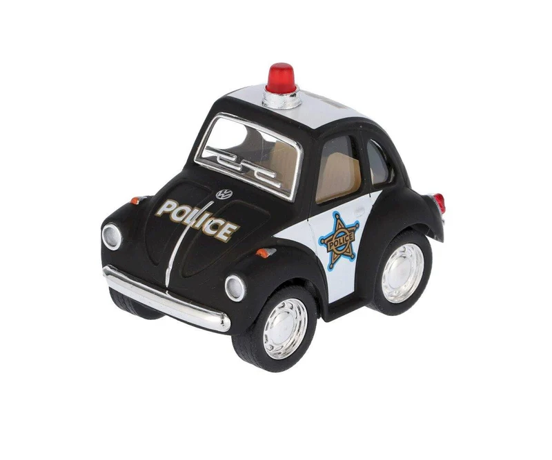 Mini Coche de Policía Negro