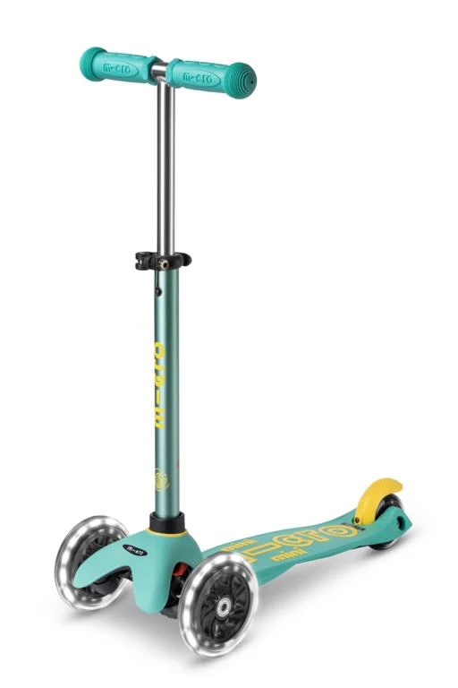 Patinete Mini Deluxe ECO LED · Menta