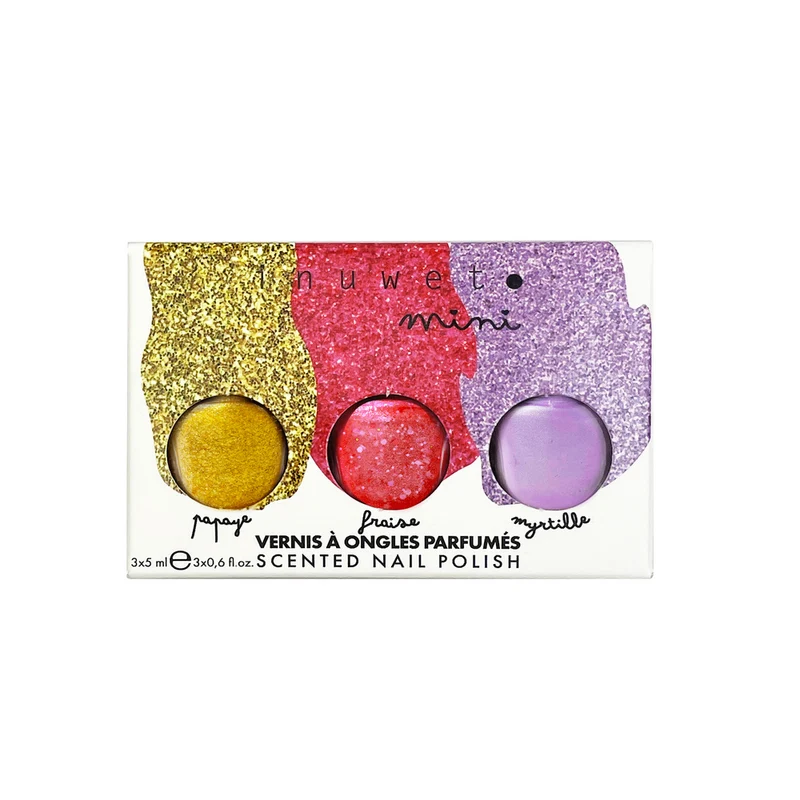 Caja regalo 3 esmaltes de uñas · Inuwet