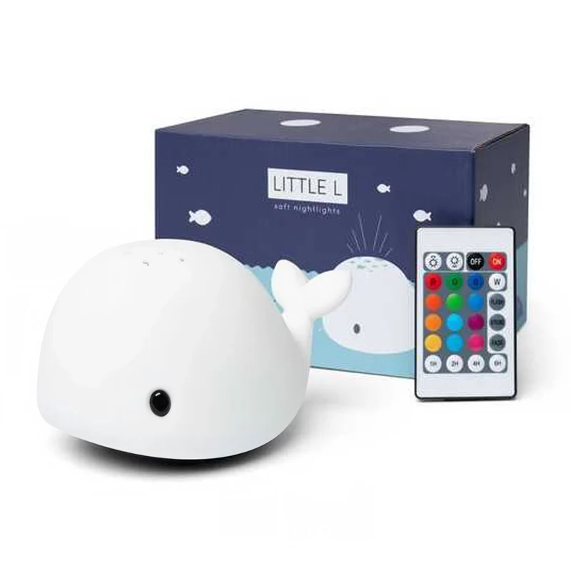 Lamparita proyector con mando Little L · Ballena