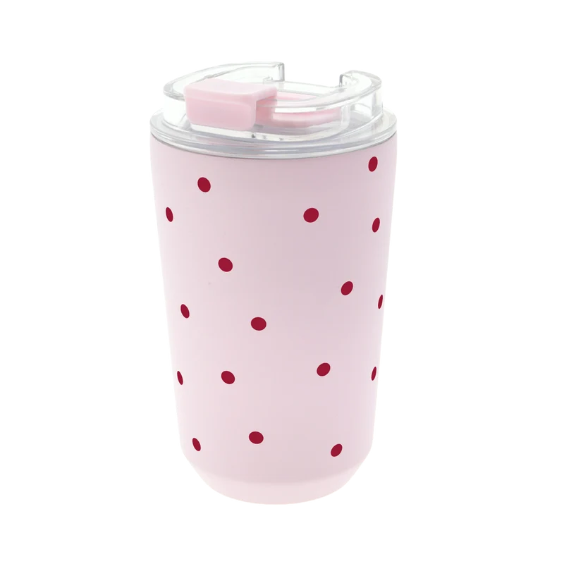 Vaso Térmico de Acero Inoxidable con Interior Cerámico - Petite Dots | Aurea