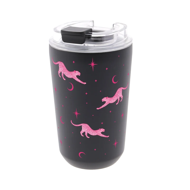 Vaso Térmico de Acero Inoxidable con Interior Cerámico - Mystic Leopard | Aurea