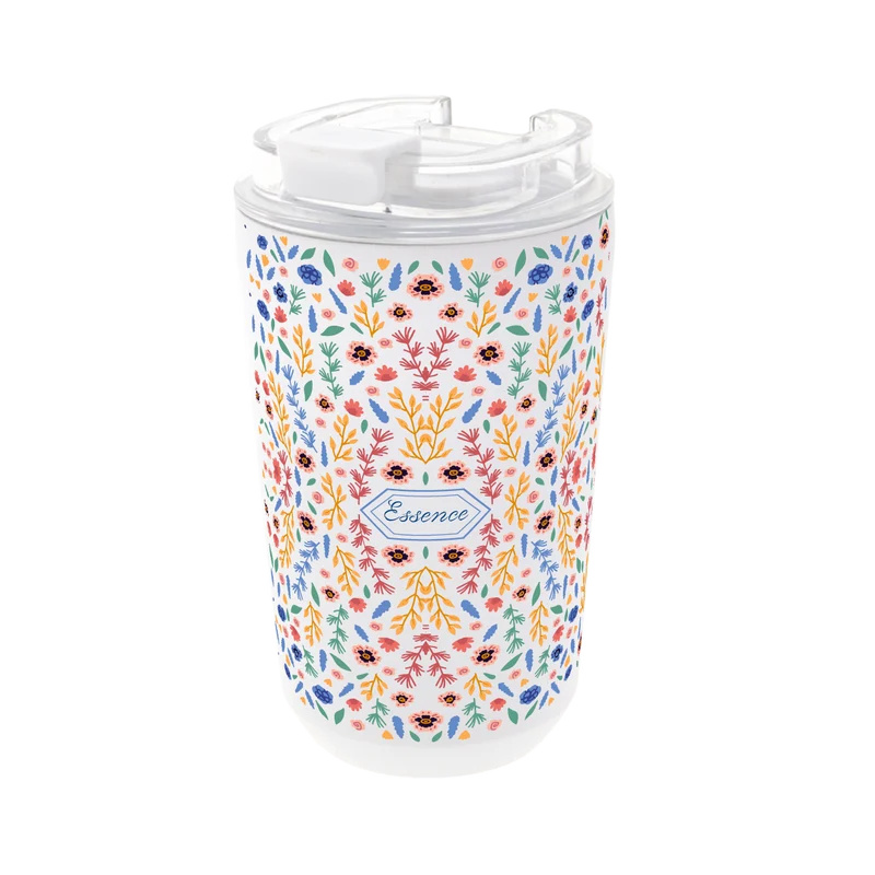 Vaso Térmico de Acero Inoxidable con Interior Cerámico - Floral Essence | Aurea